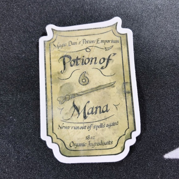 Potion of Mana Witchy Sorceress Supreme Potion B0ttle Label Sticker - Picture 4 of 7